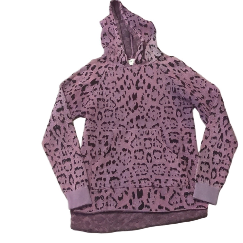 Baja East purple hooded oversized sweater size 00